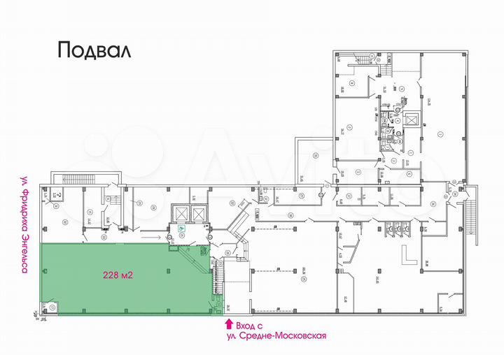 Помещение по кафе, 228 м²