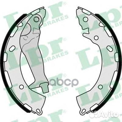 Колодки тормозные барабанные 09450 Lpr