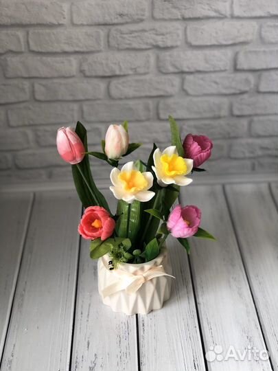 Букет из мыла