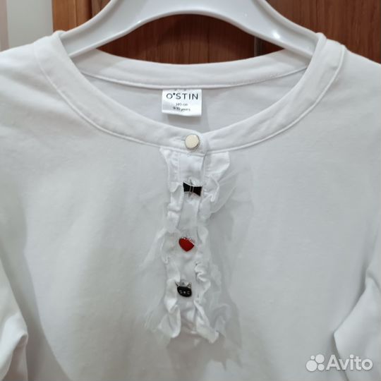 Лонгслив для девочки 140