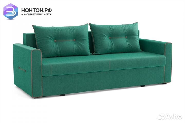 Диван еврокнижка Оригами зеленый