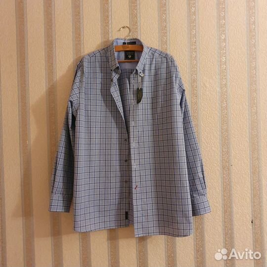 Рубашка / hudson north / из хлопка / L / новая