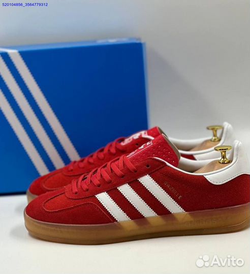 Кроссовки Adidas Gazelle Red (Арт.19279)