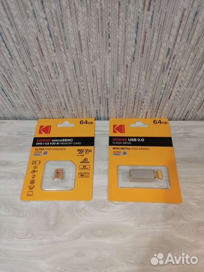 Карта памяти MicroSD и USB Флеш Kodak 64GB