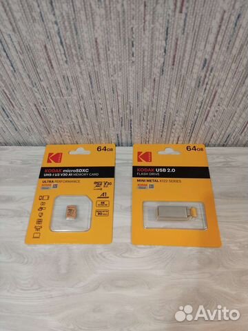 Карта памяти MicroSD и USB Флеш Kodak 64GB