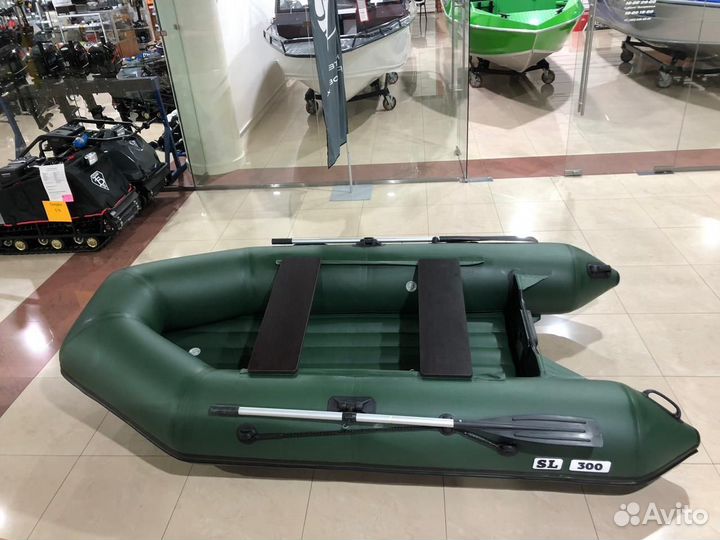 Лодка пвх Solar SL-300 нднд зеленая