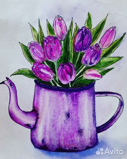 Акварельная картина