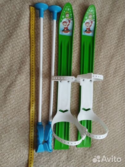 Лыжи детские на 3-5 лет