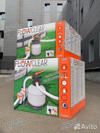 Песочный фильтр для бассейна,фильтр-1100-66.000L