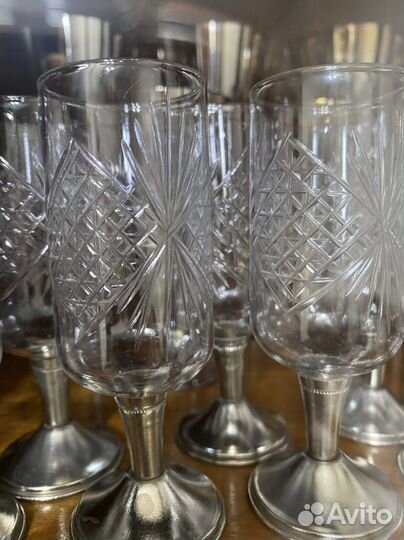 Хрустальные рюмки СССР