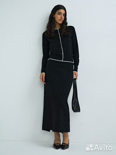 Юбка прямая миди