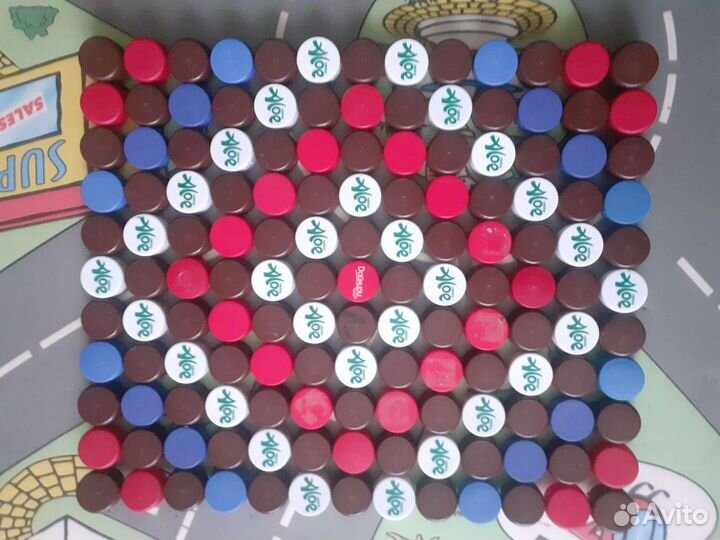 Коврик ручной работы из пробок