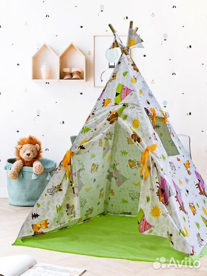 Чехлы для вигвама с ковриком без палок