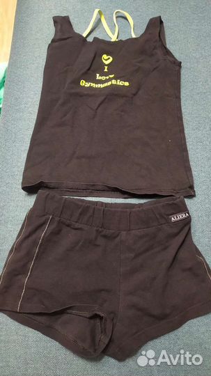 Шорты, топы для гимнастики