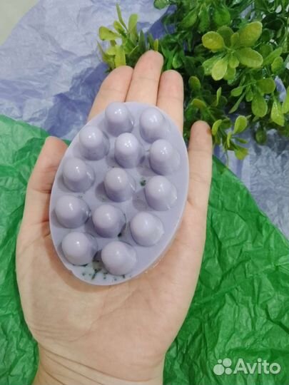Массажное мыло ручной работы. Подарок любимым