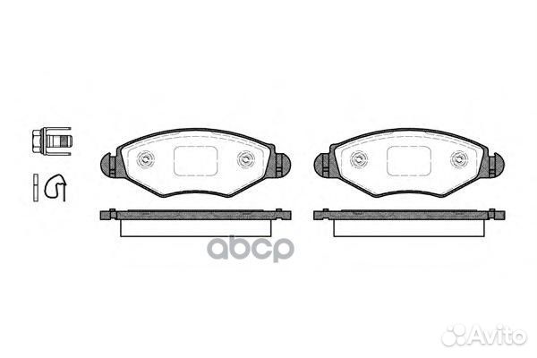 643 20 654 020B-SX FDB1378 223739 колодки диск