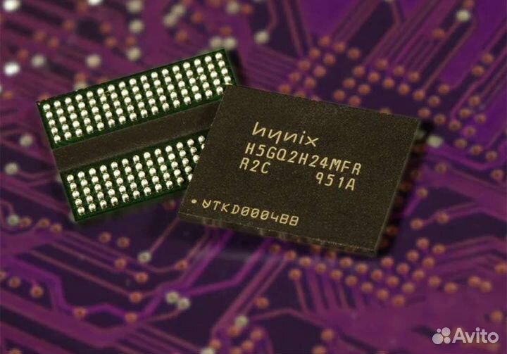 Чипы видеопамяти gDDR5 (Elpida, Hynix, Samsung)