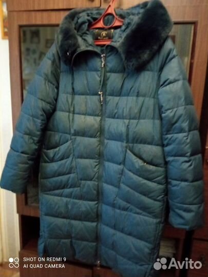 Пуховик женский 50 52 размер бу