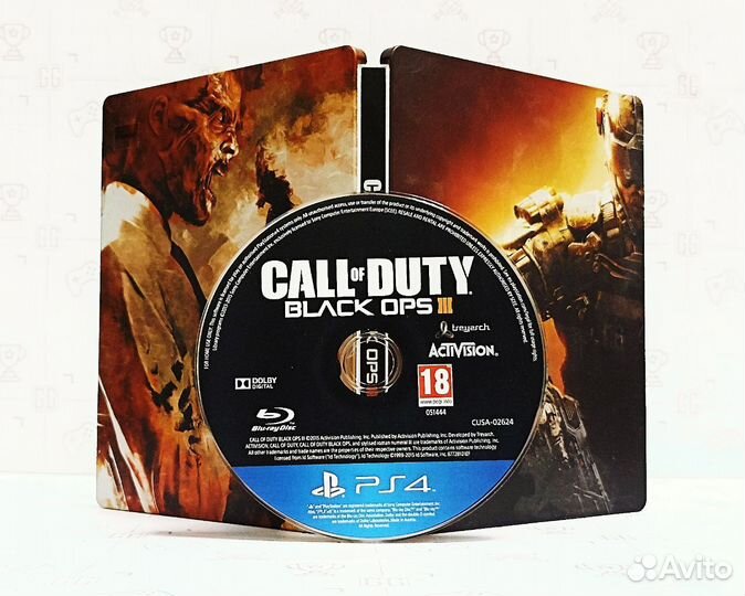 Call of Duty Black Ops III Steelbook для PS4 (Русс