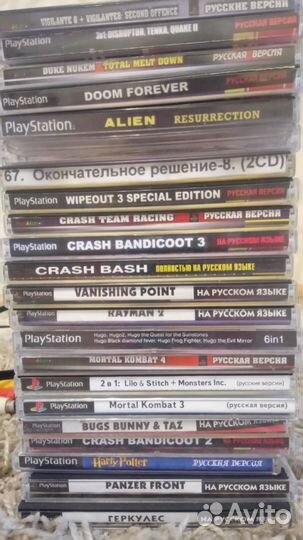 Продам игровые диски к Sony PS one