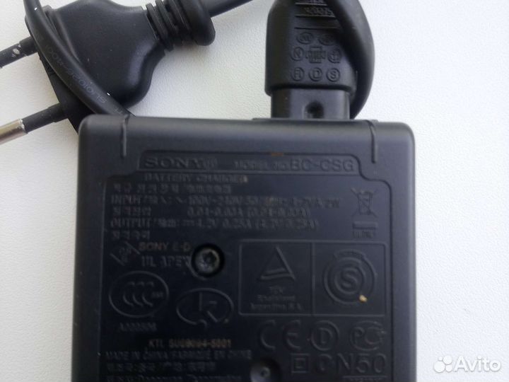 Зарядное устройство для фотоаппарата sony