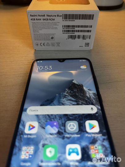 Xiaomi Redmi Note 8, 4/64 ГБ