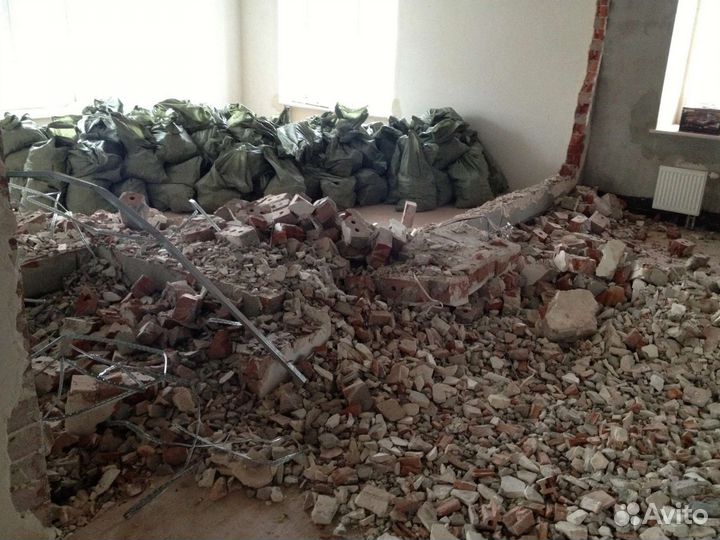 Демонтаж в квартирах/снос зданий