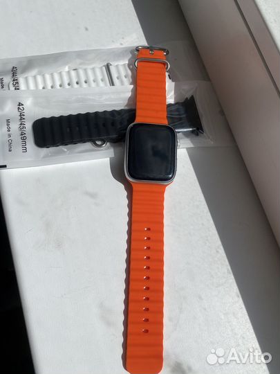 Силиконовый ремешок для Apple Watch 42,44,45,49