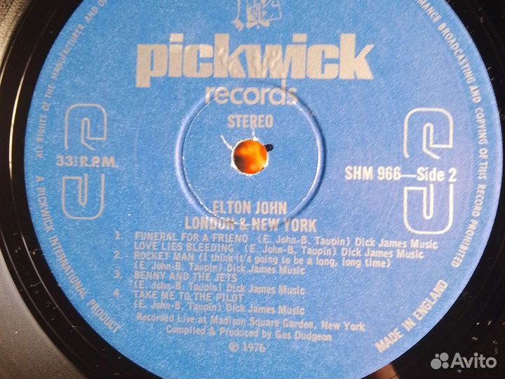 Пластинки Виниловые