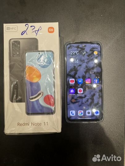 Xiaomi Redmi Note 11, 4/64 ГБ