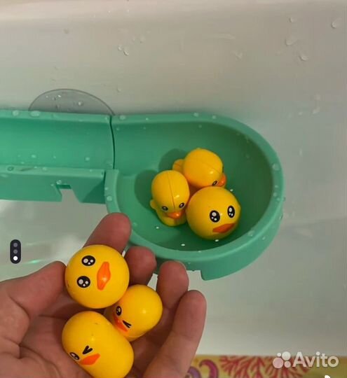 Горка для ванной на присосках