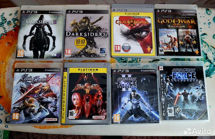 Диски на sony playstation 3