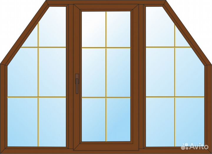 Окна в коттедж частный дом