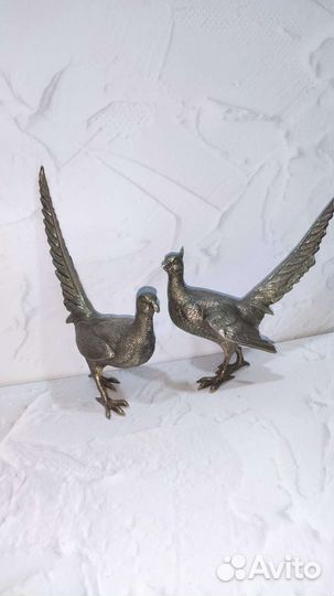 Статуэтка фигурки фазанов
