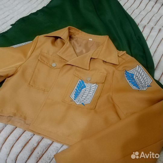 Косплей атака титанов форма разведкорпуса аниме