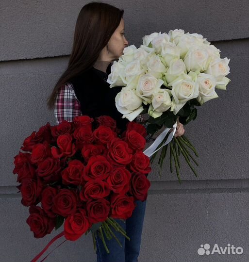 Цветы Розы Букет из роз с доставкой Калининград