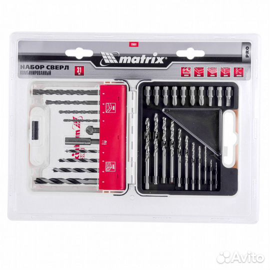 Набор сверл комбинированный, сверла по металлу 1-6