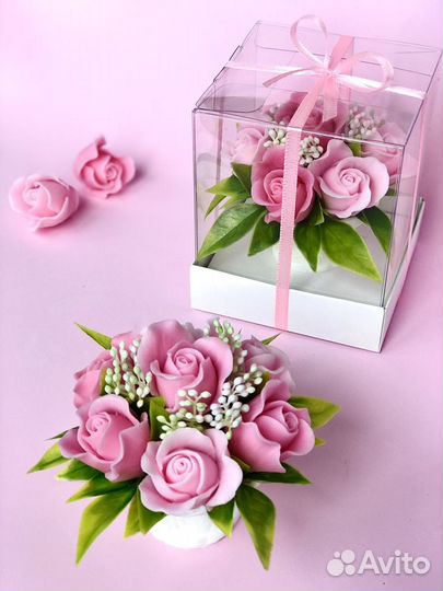 Букет из мыла