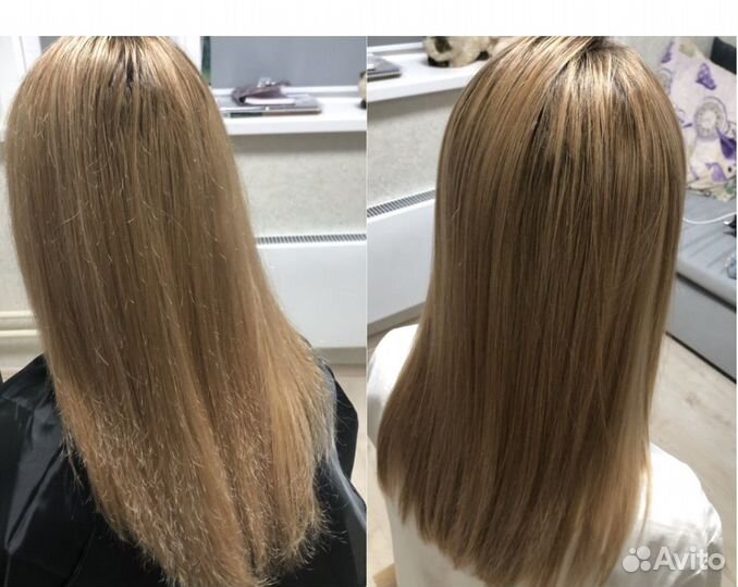 Кератиновое выпрямление