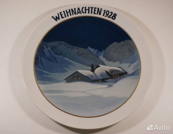 Антикварная тарелка 