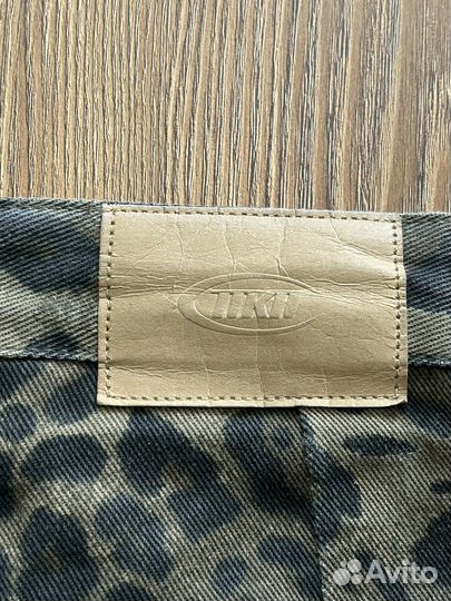 Леопардовые джинсы женские