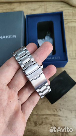 Дайверские часы Spinnaker Hull Diver Patriot Blue
