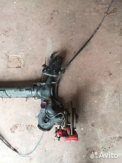 Балка подвески задняя peugeot 208