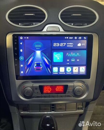 Магнитола на Ford Focus 1/16гб android 10