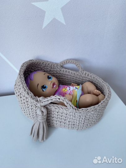 Люлька переноска кроватка для кукол