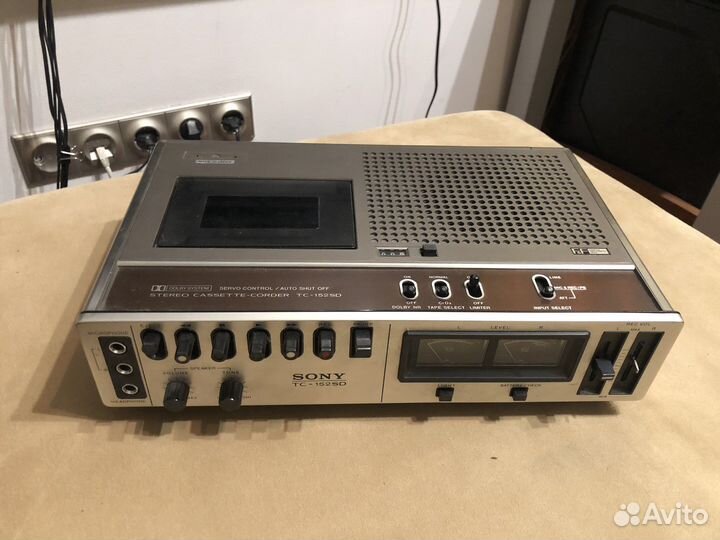 Кассетная дека магнитофон sony тс-152sd
