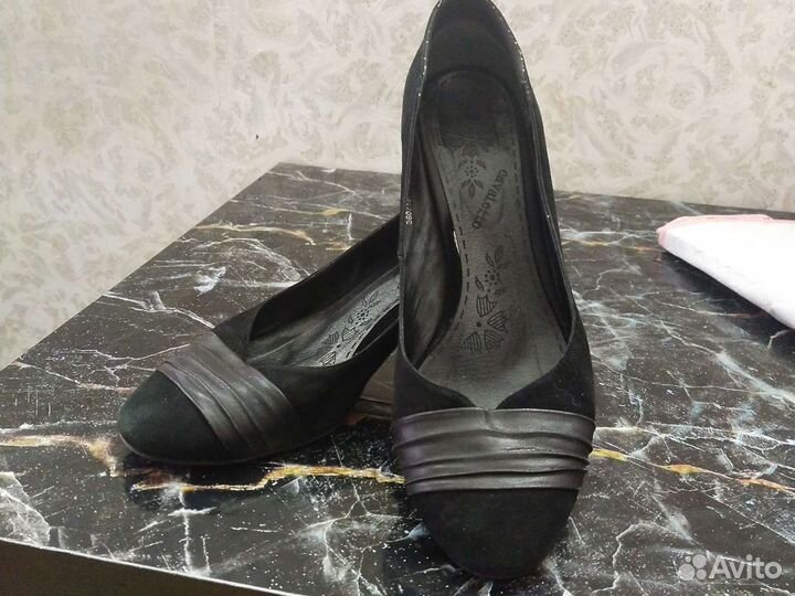 Туфли женские натуральная замша