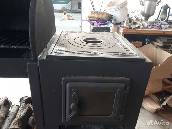 Мангал коптильня смокер