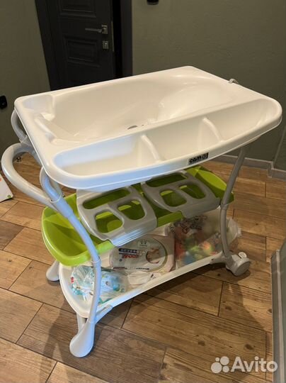 Пеленальный столик с ванночкой cam