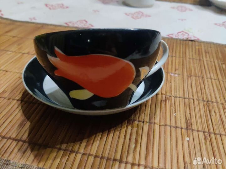 Части сервизов Слива Вербилки и Тюльпаны Дулево